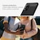 Spigen Rugged Armor designed for Samsung Galaxy A42 5G case cover - Matte Black