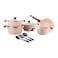 Prestige Essentials Granite Non-Stick Cookware Set Pink And Black 12 PCS
