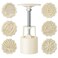 Cookie Stamp Moon Cake Mold Cake Press Cutter with 50g 6 Stamps DIY Decoration for Mid Autumn Festival