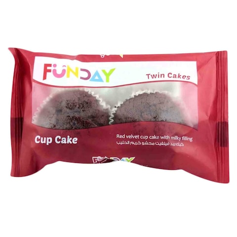 Funday Muffin Cake with Red Velvet - 2 Pieces