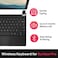 Brydge Microsoft Surface 12.3 Pro+ Bluetooth Keyboard with Trackpad (Silver)