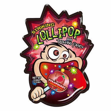ستريلكينغ  حلوى مصاصة مفرقعة بنكهة الفراولة  13.8 غرام
