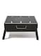 Generic Portable Barbeque Charcoal Grill Black/Silver 360X105X280mm