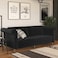In House Serena 2 In 1 Sofabed Velvet Upholstered - Black