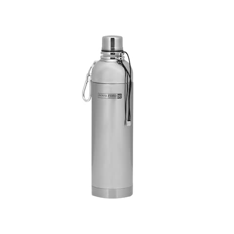 Royalford RF6147 500ml Vacuum Bottle - Double Wall Stainless Steel Flask &amp; Water Bottle - Hot &amp; Cold Leak-Resistant Sports Drink Bottle - High-Quality Vacuum Insulation Bottle For Indoor Outdoor Use