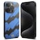 Ringke iPhone 15 Pro Case Cover, Onyx Design Series, Blue Brush