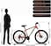 Vaux X-Mount Gear Cycle for Men 27.5T with Aluminium Alloy Frame &amp; Disc Brakes, Multispeed MTB for Adults with 21 Shimano Gears, Lockout Suspension, Kenda Tyres - Red