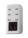 Budi Portable Adapter With 6-USB Ports White