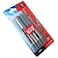 Uni-ball Eye Liquid Ink Rollerball Pen UB157 Blue and Black 0.7mm 8 PCS