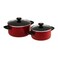Prestige Classique Nonstick Cooking Set 12 Pieces Red
