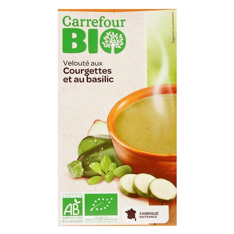 Carrefour Bio Soup Zucchini And Basil 1L