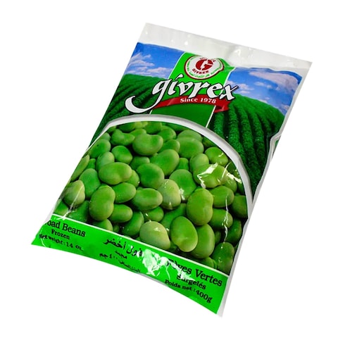 Buy Givrex Peeled Broad Green Beans - 400 Gram in Egypt