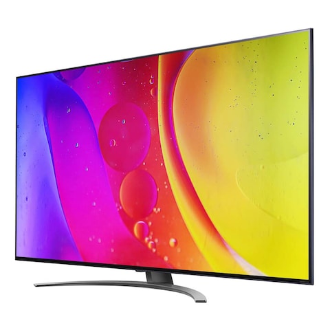 LG NanoCell TV 55 inch NANO84 Series New 2022 Cinema Screen Design 4K Active HDR webOS22 with ThinQ AI 55NANO846QA