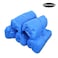 KKmoon-50 Pairs Disposable PE Shoes Covers Waterproof Dustproof Anti-slip Boot Shoe Covers with Elastic Band for Workplace Indoor Carpet Floor Protection Outdoor Activities Blue 100PCS/Pack