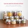 Star Cook Mason Jars with Airtight Metal Regular Lids(100ml), Sealed Clear Glass Canning Jars with Wide Mouth for Spices, Honey, Jam, Jelly, of 12 (100ML)