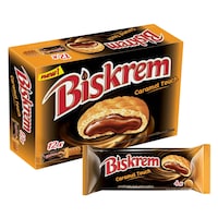 Ulker Biskrem Caramelized Cookie with Caramel 12 x 36 g