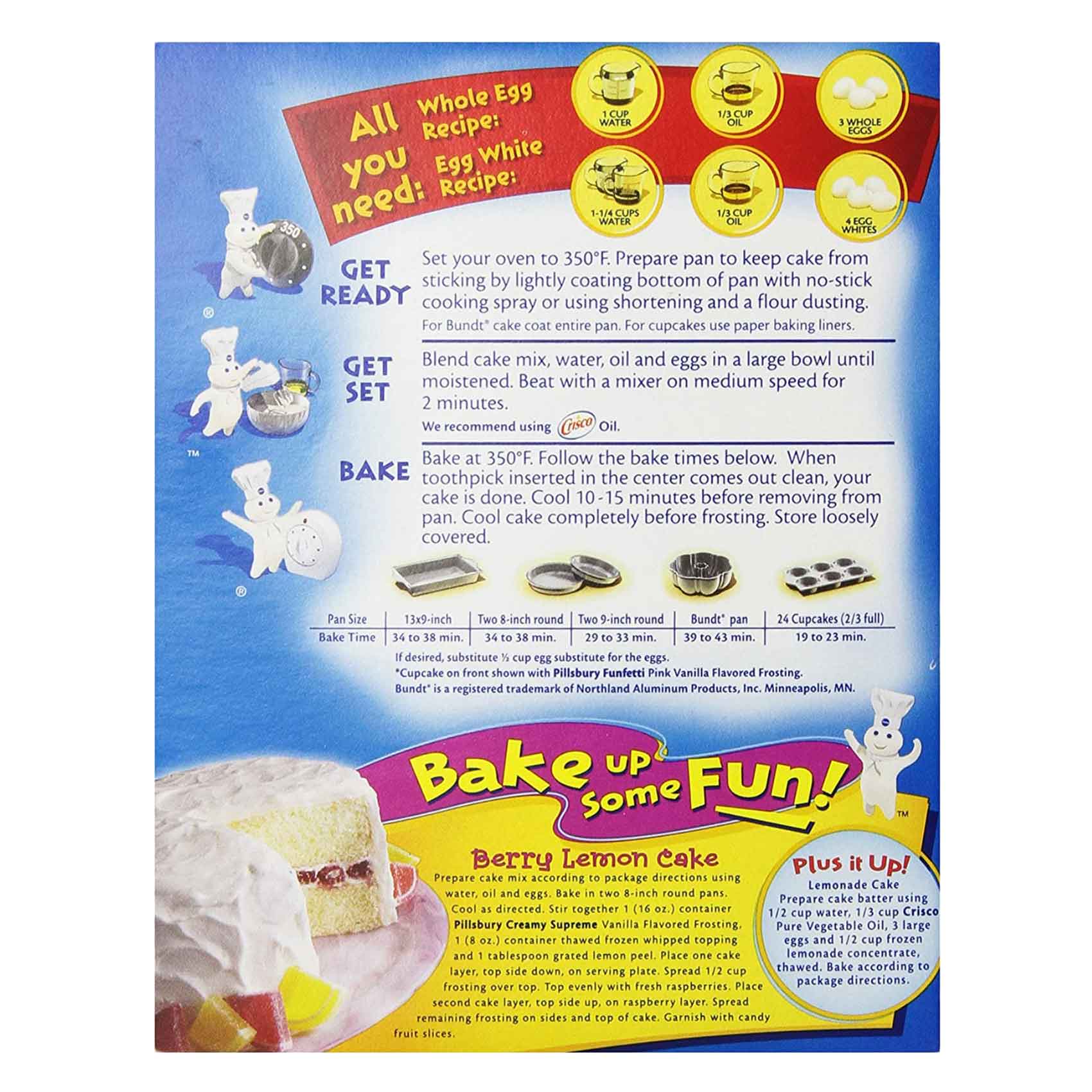Pillsbury Cake Mix White Premium 432 Gram product thumbnail 3