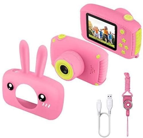 X9 Kids Cartoon Camera, Portable Digital Creative Children&#39;s (1080P) Camera, For Kids Birthday &amp; Christmas Gift (Pink) Included 16GB Memory Card