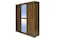 PAN Home Boomerang 3 Door Sliding Wardrobe With Mirror