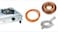 Abbasali 4 Meter Gas Hose Orange Italy Made With 2 Hose Clip