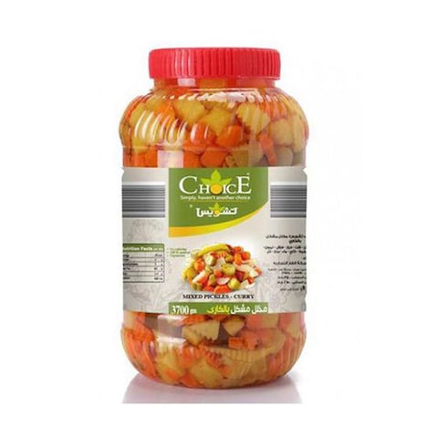 Choice Mixed Pickles With Curry - 3.7 Kg