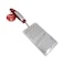 Ascot 3-Way Grater Silver And Red