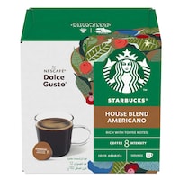 Starbucks Dolce Gusto House Blend Americano Coffee, 102g