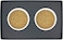 Pet Food Mats Waterproof Anti-Slip Silicone Pet Bowl Drinking Mat Feeding Mats for Dog and Cat Non-Toxic Pet Supplies (Black)