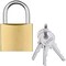 Generic Golden Padlock With 3 Key (75mm)