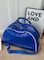 Mei Stylish Large Capacity Unisex Sports Gym Travel  Duffle Bag with Shoulder Strap, Blue