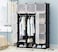 Generic Combine Simple Single Wardrobe Wardrobe Assembly Plastic Storage Receive Contracted And Contemporary Economy 12 Cabinet Door Hang 2 Shoes Six Frames