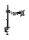 Star Single Monitor Arm Clamp And Bolt Through Mount Holds Up To 32 Tmwm-3138 Black