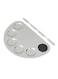 Makeup Mixing Palette With Spatula Silver