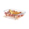 Pyrex Optimum Glass Rectangular Roaster Clear 3.8L