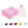 100 Pieces Organza Bags with Drawstrings 7X9 cm Jewelry Pouches Candies Eid Bridal Shower Party Wedding Favor Bags (Light Pink)