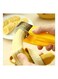 Generic Stainless Steel Banana Slicer Yellow/Silver 5.5X4.5X18Centimeter