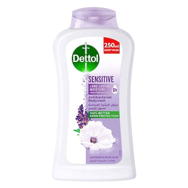 Dettol Sensitive Lavender And White Musk Fragrance Body Wash 250ml