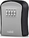 Rubik Key Storage Safe Box With 4-Digits Combination Resettable Lock Wall Mounted For Outdoor And Indoor Home Hotel Office