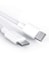 Type-C To Type-C Charger Cable - USB C to USB C Fast Charging Cable 1Meters - White
