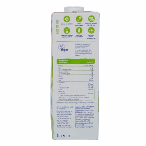 Alpro Hazelnut Original Drink 1L  - Non Dairy
