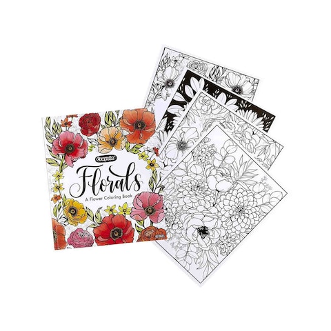 Crayola Florals Colouring Book 40 Pages