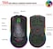 HXSJ T66 RGB 2.4G Wireless Gaming Mouse RGB Lighting Charging Mouse with Adjustable DPI Ergonomic Design for Desktop Laptop (Black)
