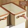 Mei Lifestyle Household Foldable Clothes Storage Boxes Underwear Closet Organizer Wardrobe Drawer 44&times;25x20cm (32L)