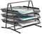 2pack 3 Tier Document Tray Desk Organizer  Stackable File Organizer for Essential Desk Files  Desktop Letter Mail  Paper Holder  Sorter  Sliding Wire Mesh File Tray for Office  Class