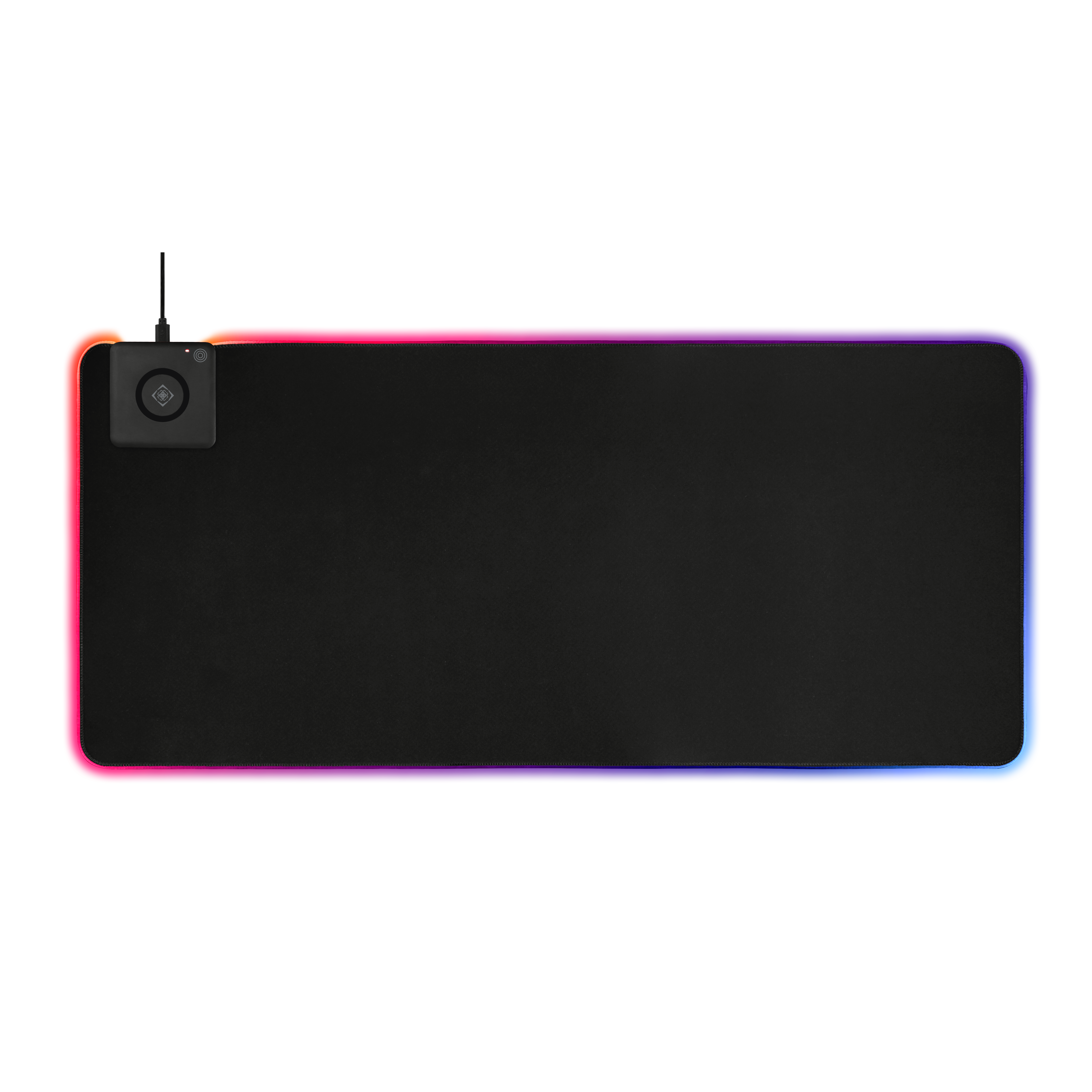 Deltaco Gaming GAM-092 DMP320 RGB Black Extra Large 10W Fast Wireless Charging Gaming Mousepad