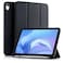 HYX New iPad 10th Generation Case 10.9 Inch 2022 with Pencil Holder, Soft TPU Back Smart Trifold Stand Case [Support Touch ID and Auto Wake/Sleep], Cover for 2022 iPad 10th Gen 10.9 inch, Black