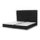 In House Janwa Velvet Bed Frame - Single - 200x100 cm - Black