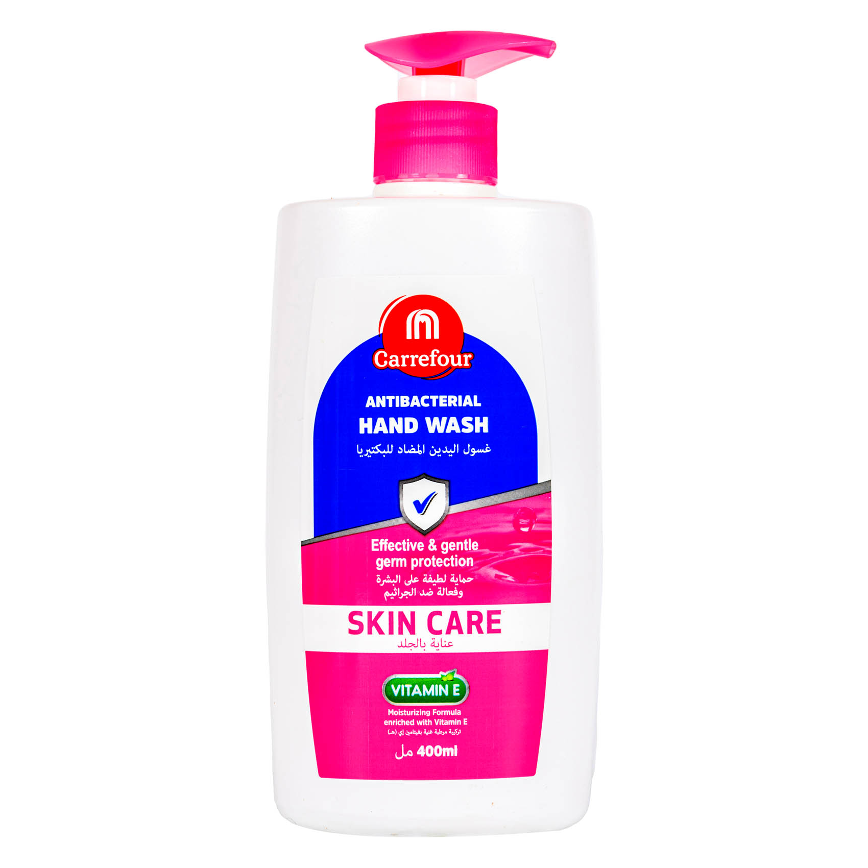 Carrefour Anti-Bacterial Handwash Skin Care Pink 400ml