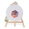 Easel Round White Canvas Small