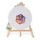 Easel Round White Canvas Small